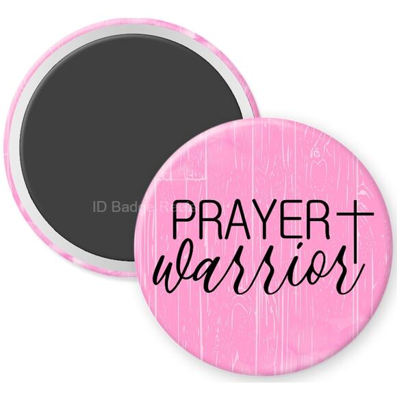 Prayer Warrior 2.25" Home Kitchen Magnet * Christian * Religious * 3/$12 - Picture 1 of 3